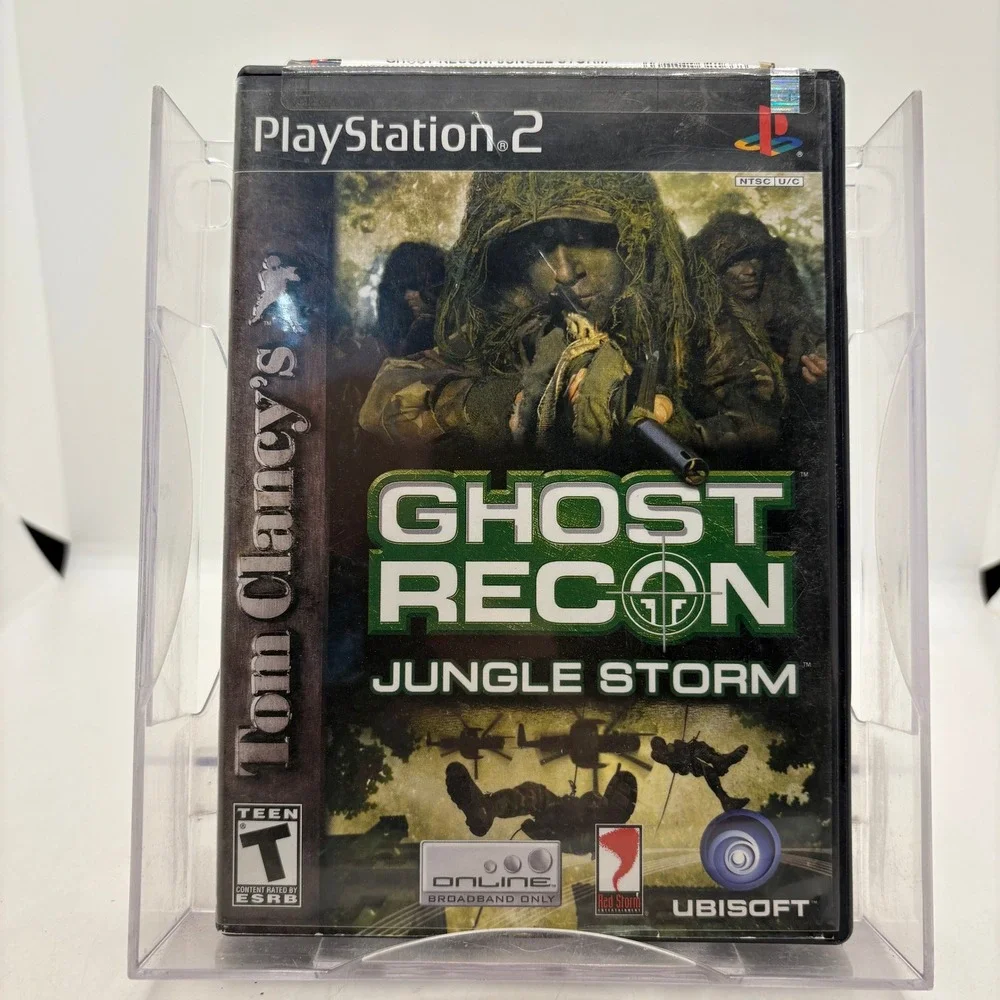 Tom Clancy's Ghost Recon Jungle Storm Sony PlayStation 2 PS2 2004 CIB Complete